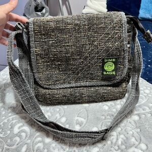 HEMP purse with Dime Bag. Loads of pockets